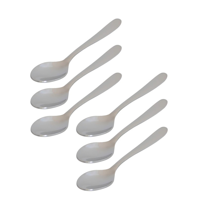 SIGMA Сет иноксна лажички мали 6/1 пл-17010 (класични)