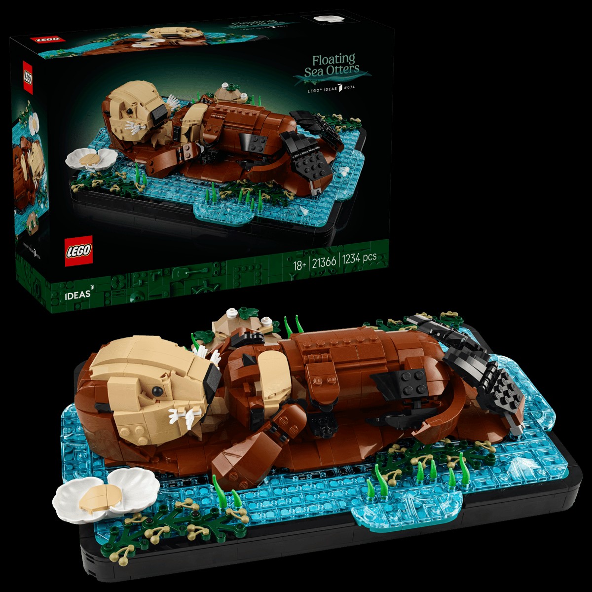 LEGO® Floating Sea Otters 21366