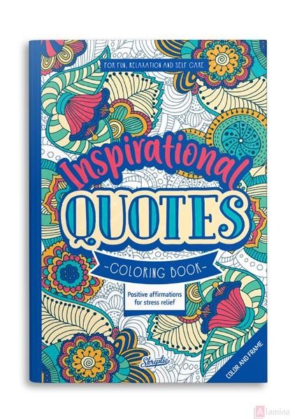 Inspirational Quotes coloring book