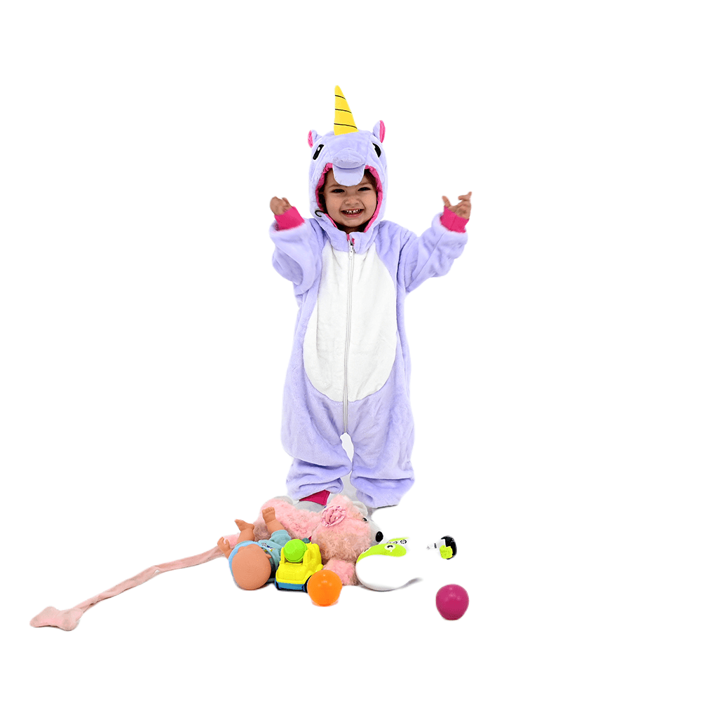 Костим за маскембал јуникорн лила