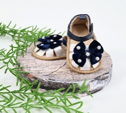 Сандалчиња Женски Тегет Со Машна И Бисери