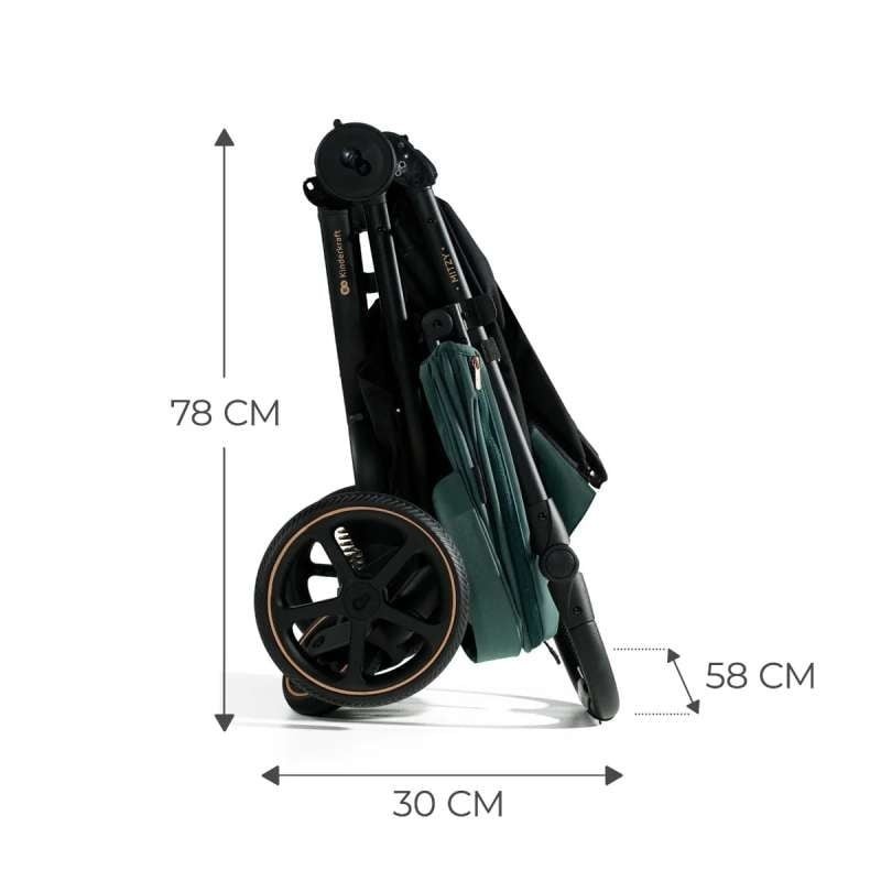 Kiderkraft количка - MITZY jade green