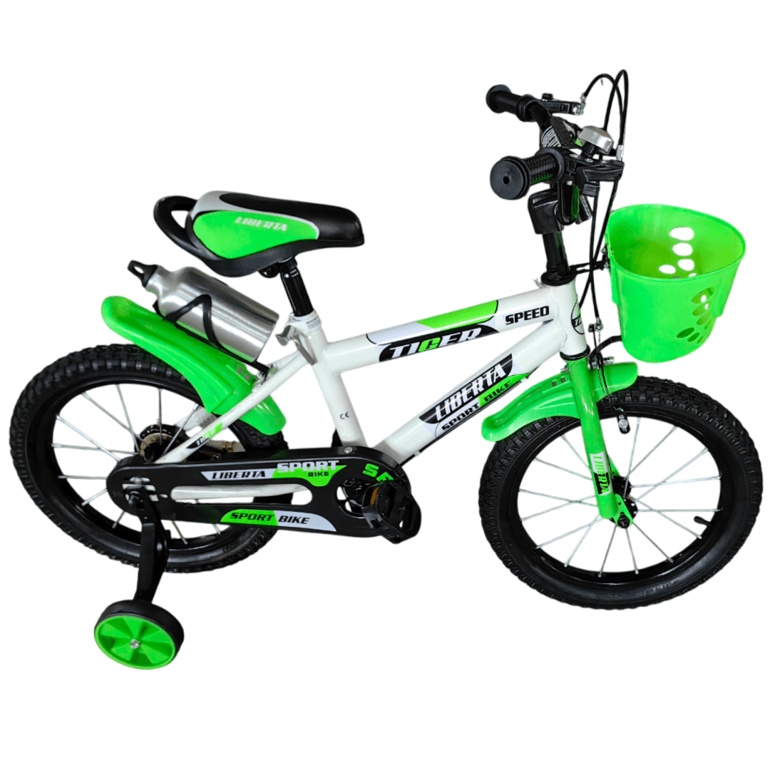 TIGER Детски велосипед 16" зелен