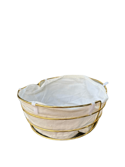 Метална Округла Корпа 24см, Бела