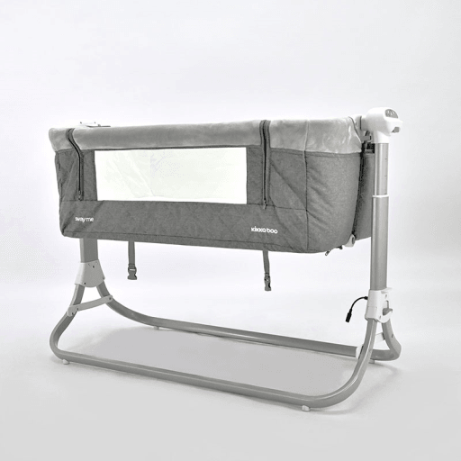 KIKKA BOO Креветче Електрична Лулка Свеј Вит Ми Сиво