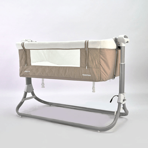 KIKKA BOO Креветче Електрична Лулка Свеј Вит Ми Беж