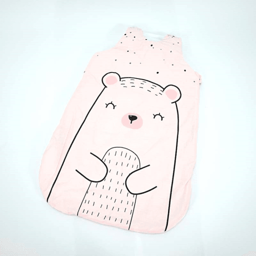 KIKKA BOO Вреќичка За Спиење Беар Вит Ми Розева 0-6 Месеци