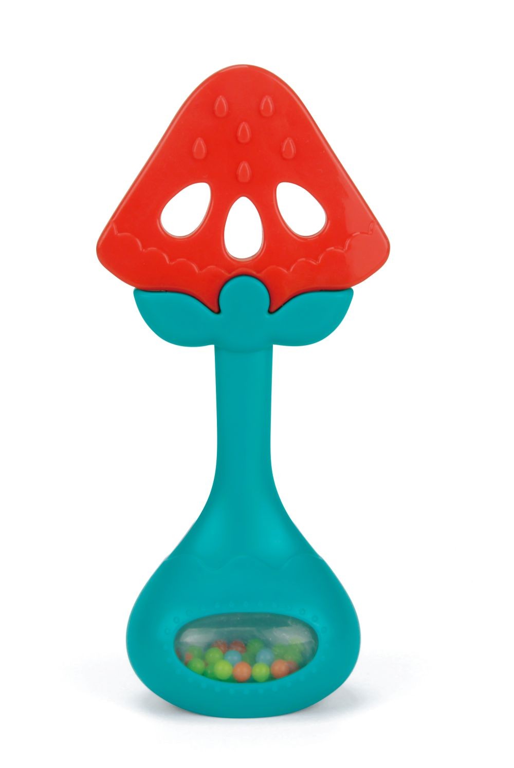 Силиконска играчка за заби за деца (лубеница)