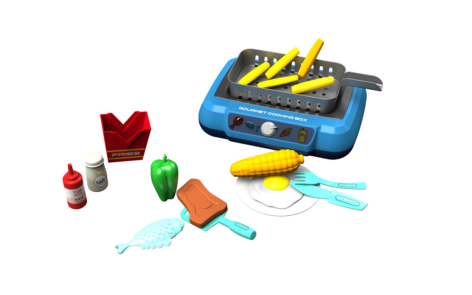 Тава за готвење со 20 парчиња. / Сина боја