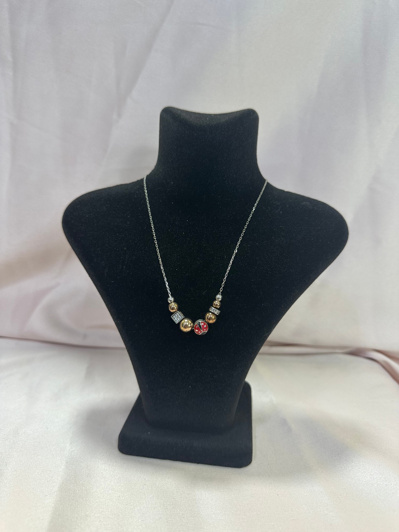 SILVER 925 Сребрено Ланче со приврзок