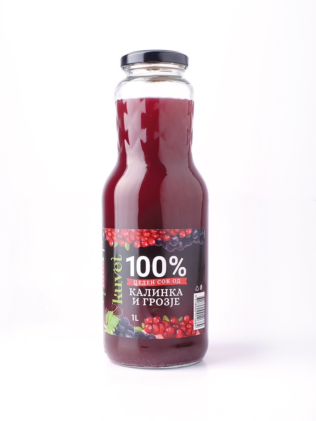 Kuvet 100% Сок од калинка и грозје 1l