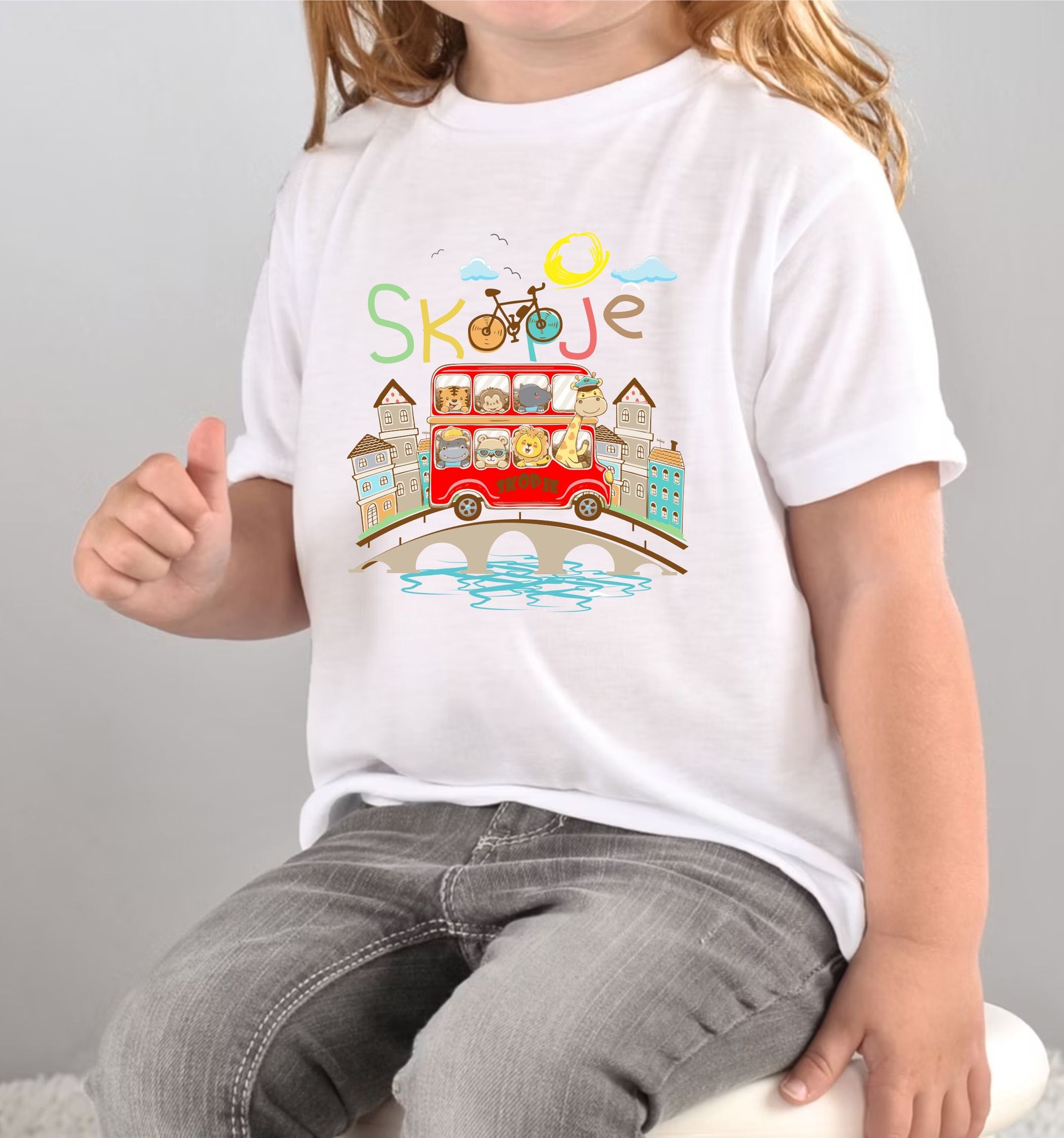 MACEDONIAN CORNER Маица детска, унисекс, 100 % памук