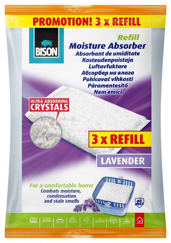 Bison Апсорбер за влага 450 гр. 2+1 promo Лаванда