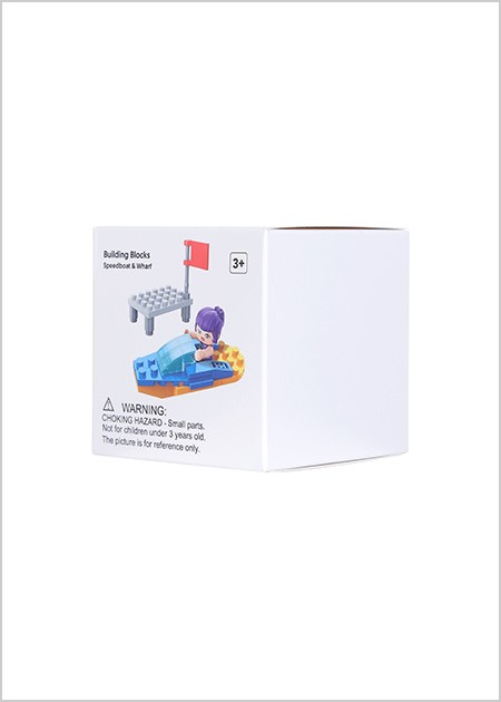 Miniso Коцки за градење - глисер и пристаниште