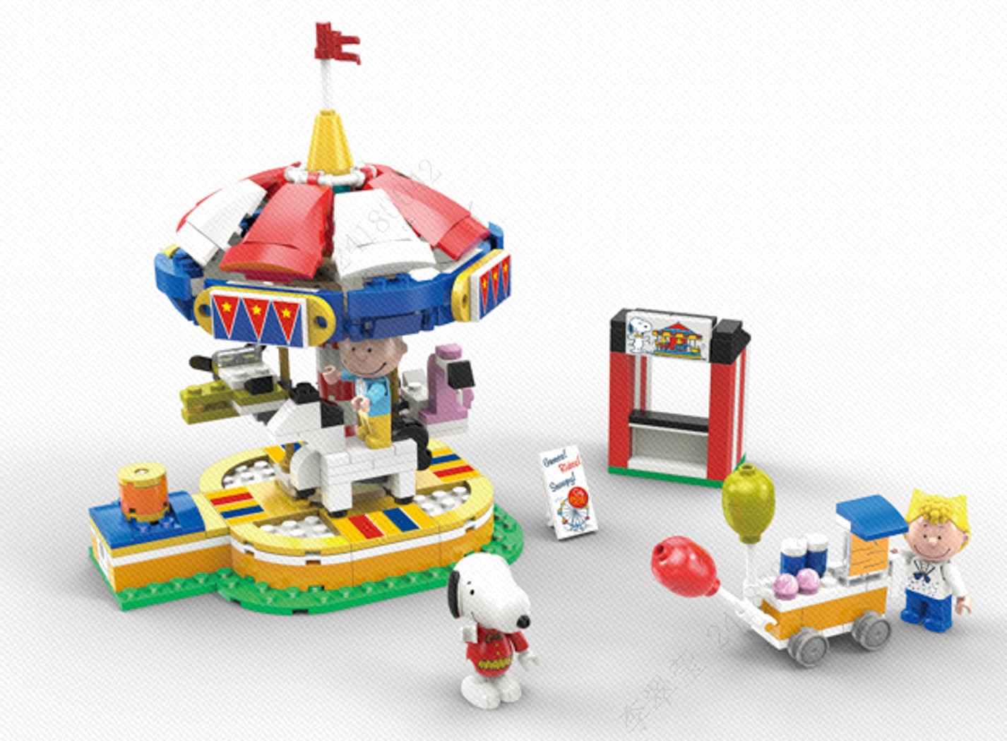 Miniso Коцки за градење - рингишпил 379 парчиња