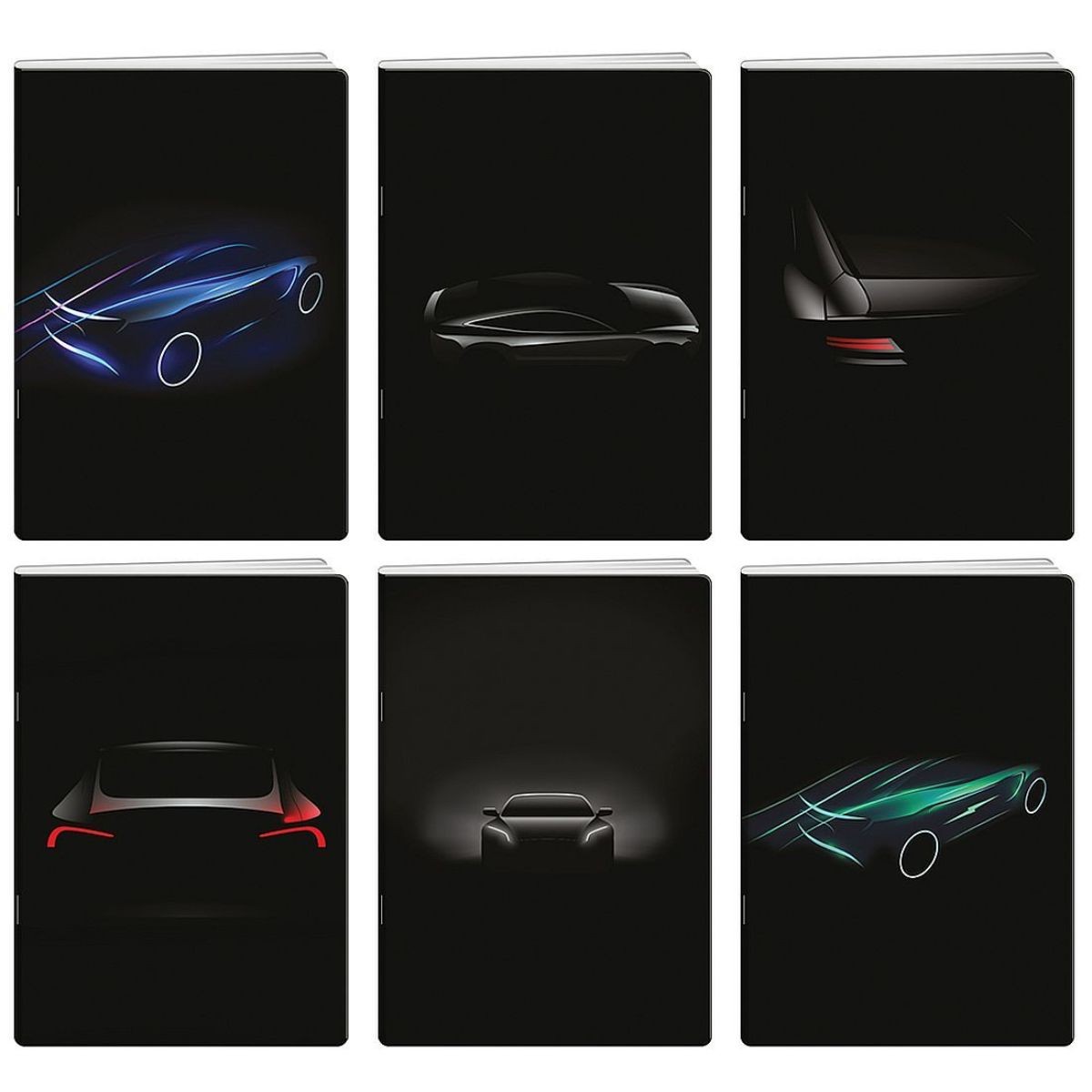 Тетратка Elisa Print, Линии, A4, Автомобили, 52 листа