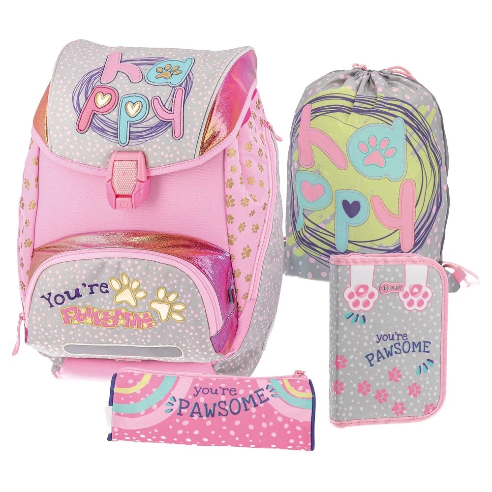 PLAY Logic сет, Анатомски ранец, 4 во 1, Шепи, Розов