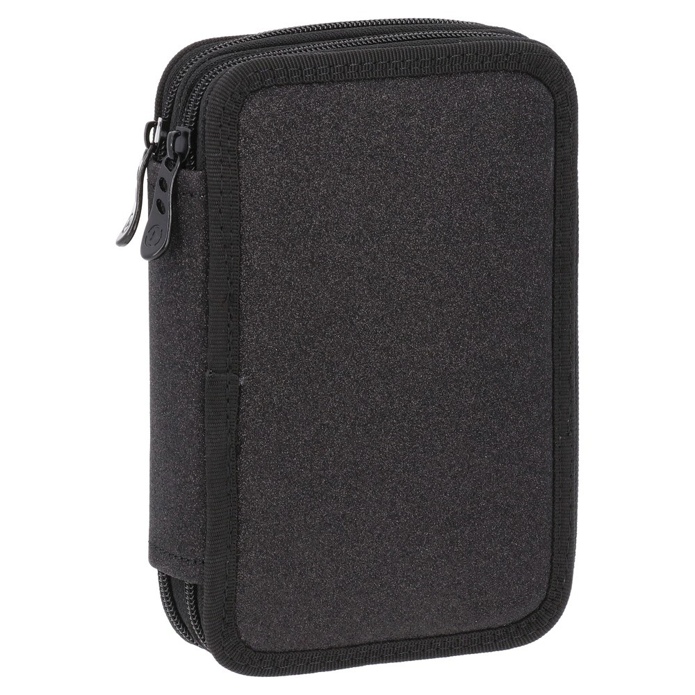 Sazio Double Decker, целосна касета за моливи, 2 патенти, сјајна, темно сива