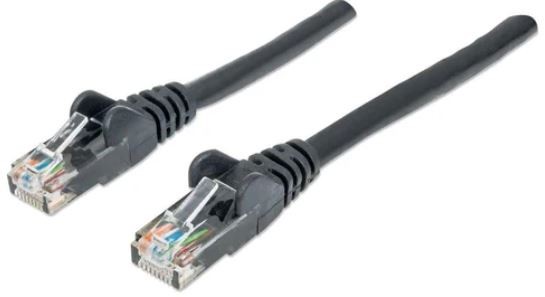 MANHATTAN Кабел Cat6e CCA U/UTP PVC 20 m Црн 730419