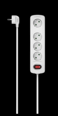 HAMA Разделник 4-Way Switch За Монтажа На Ѕид 1.5m Бел 223051