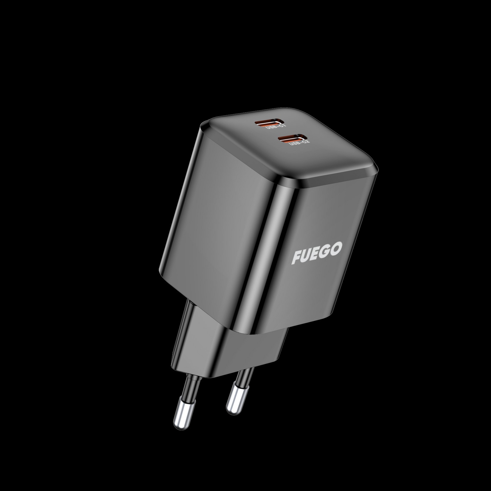 FUEGO Полнач Type-C1 (35W) + Type-C2 (18W) (FG35W)