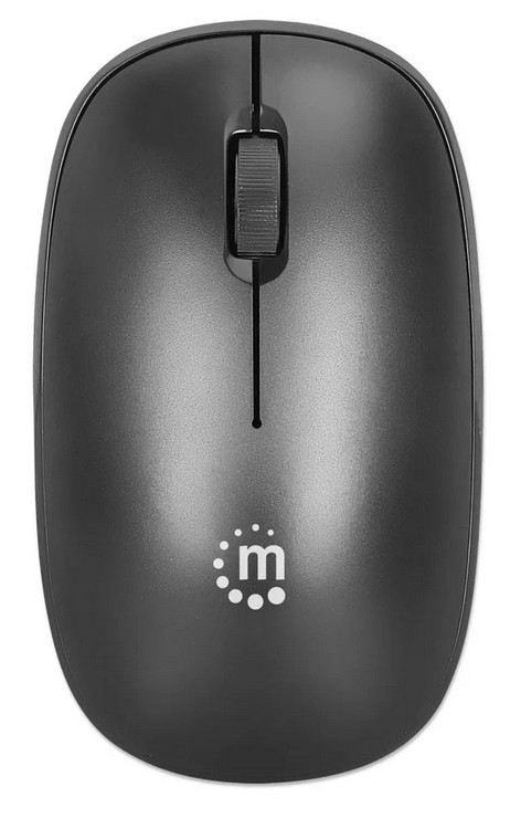 Manhattan Глувче MW 3050 1200DPI безжично Ambidextrous црно 190312