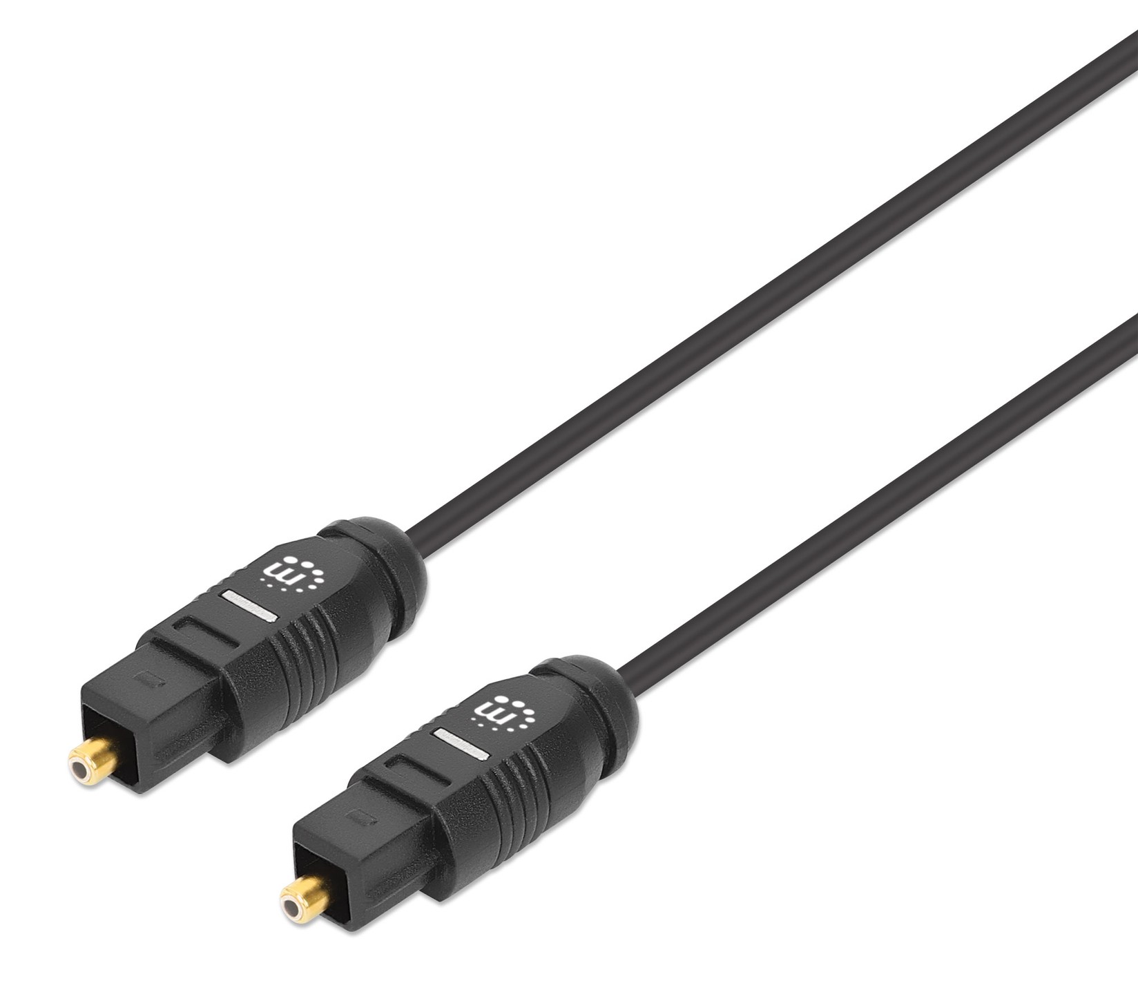 Manhattan Toslink Дигитален оптички аудио кабел 2xToslink S/PDIF Male, 3m, Gold-plated, 356084
