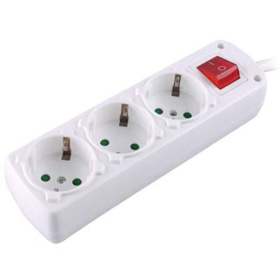 SAS Продолжен кабел 3pr/1,5m-бел+прекинувач