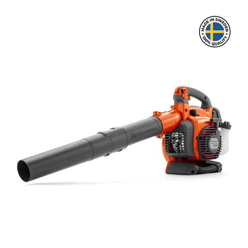 HUSQVARNA дувалка за листови и вакуум 125BVx портокал