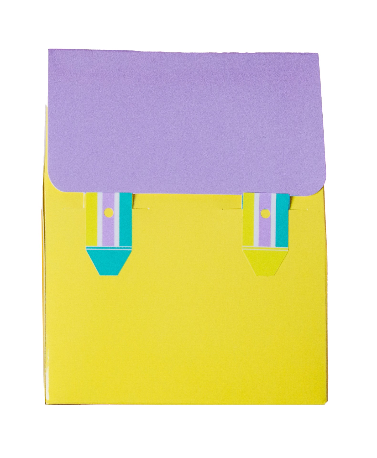 Nora package Кутија ранче жолто-виолетова