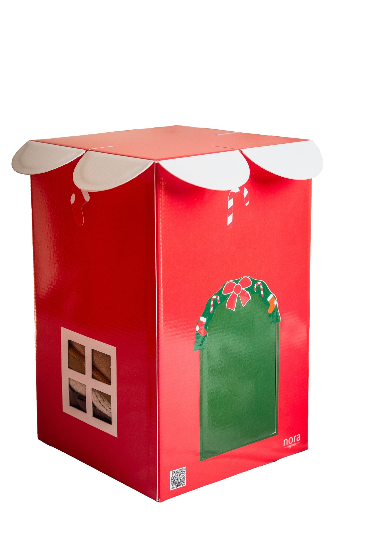 Nora package Новогодишна кутија зградичка