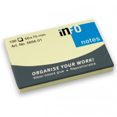 GLOBAL NOTES Мемо блок 50*75мм 100 Листа