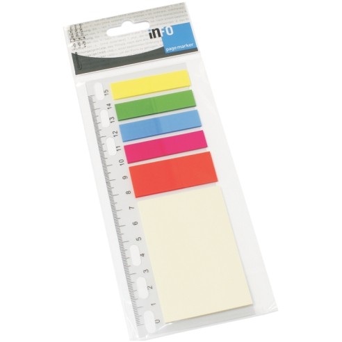 GLOBAL NOTES Мемо индекс Сет 4*12*50+ 20*50+50*75Мм Ленир 15Цм