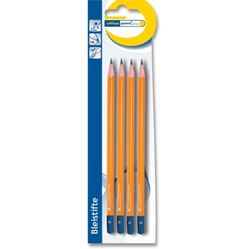 OFFICE POINT Молив ХБ сет 1/4 Во блистер