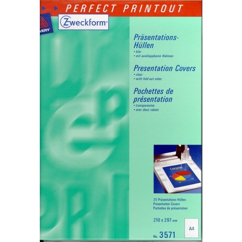 ZWECKFORM 3571 А4/25 Фолија За Презе