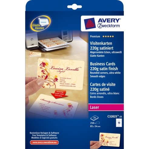 ZWECKFORM 32025 Ц-25 Визитки Љ.И.Ц