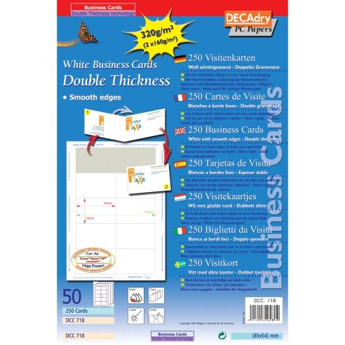 Визит Карти Дцц718 1/250 Двојни 320Гр