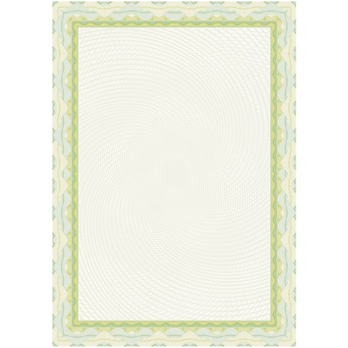 Хартија дсд 1020 А4 1/70 115Гр. За Сертификати Спирала Зелена