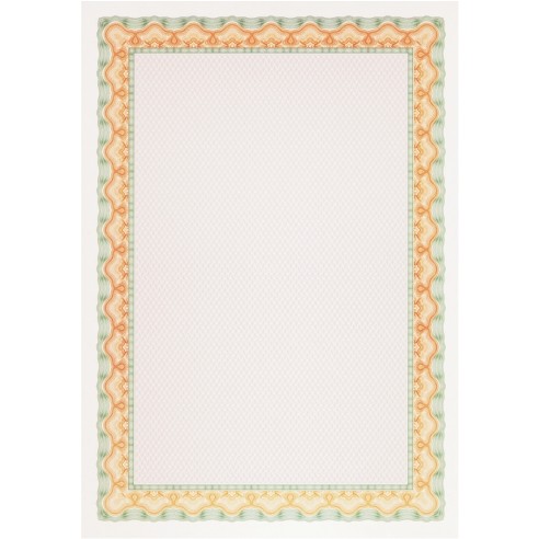 Хартија дсд 1056 А4 1/70 115Гр. За Сертификати Сина -Оранж