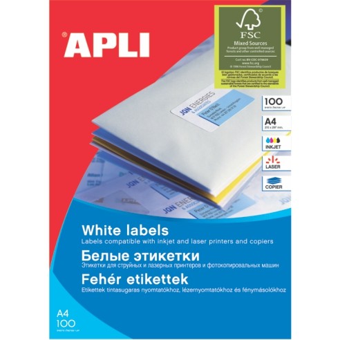 Етикети 01283 А4/100 38*212 Апли