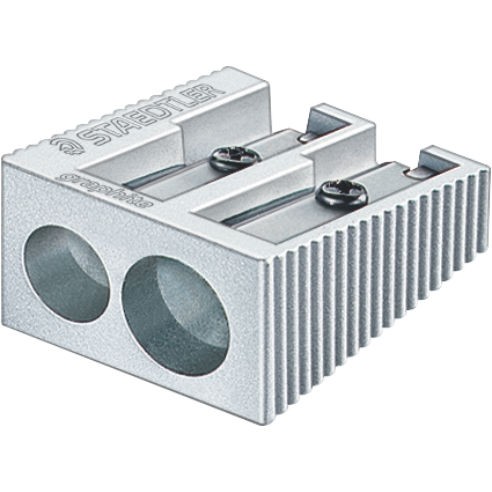 STAEDTLER Острилка Со 2 Отвори Стандард И Џамбо Метална