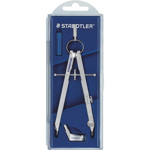 STAEDTLER Шестар метален во ПВЦ кутија со држач за молив