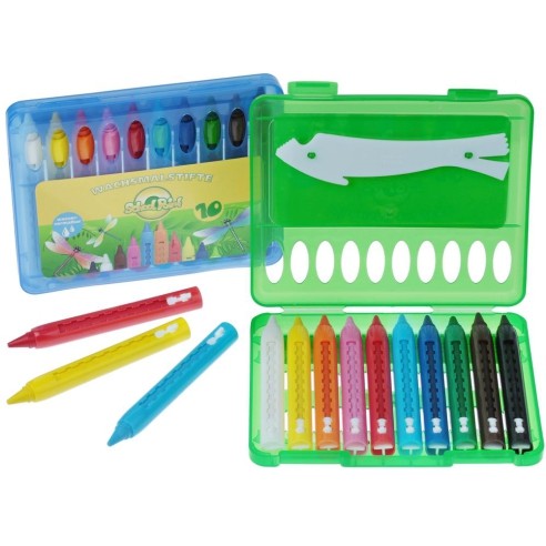 OFFICE POINT Сет Восочни Боици 1/10 Jumvo во ПВЦ Кутија