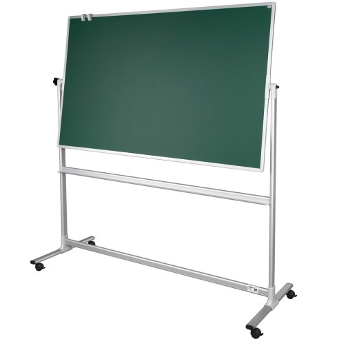 Табла магнетна 170*100цм двострана на тркалца, керамичка