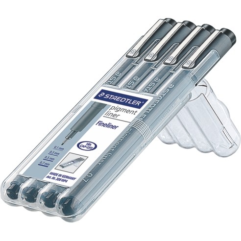 STAEDTLER Рапидограф Сет 4/1 0.1 0.3 0.5 0.7