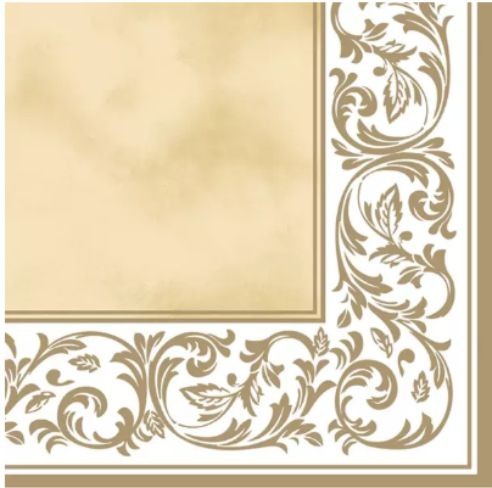 Салфети 33*33мм 1/20 Рококо етно шема