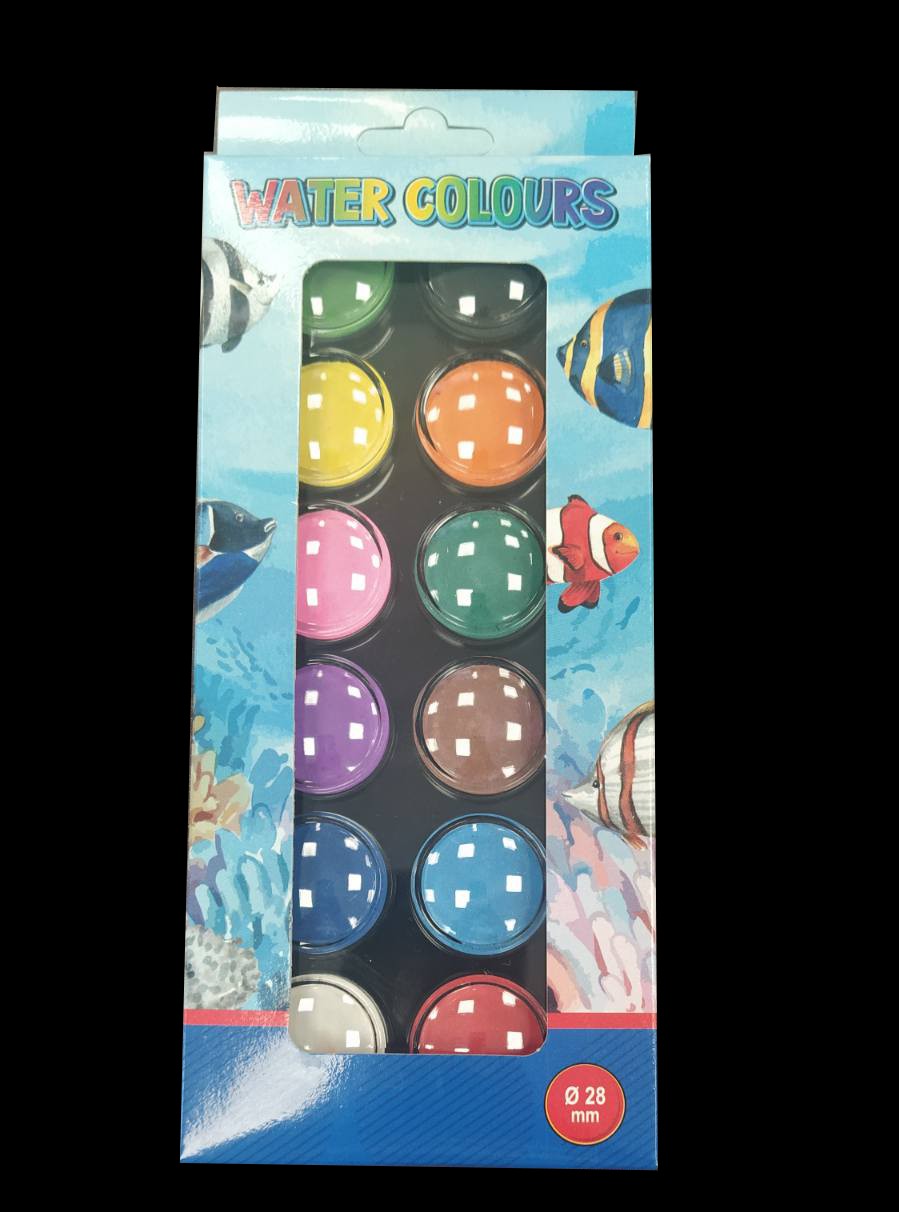 Бои водени Сет 1/12 + четка1258