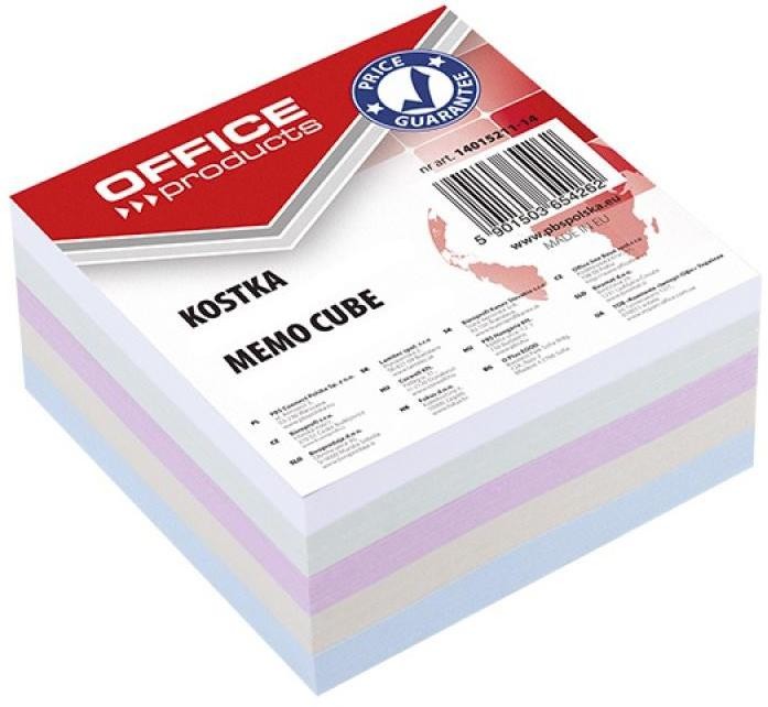 Мемо коцка Нелеплива 85*85*40 5 Бои пастел