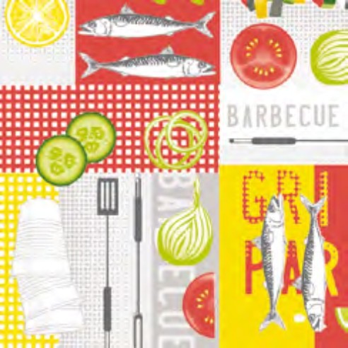 POL-MAK Салфети, 33*33мм, 1/20, Скара, Daisy, SDOG 0075 01