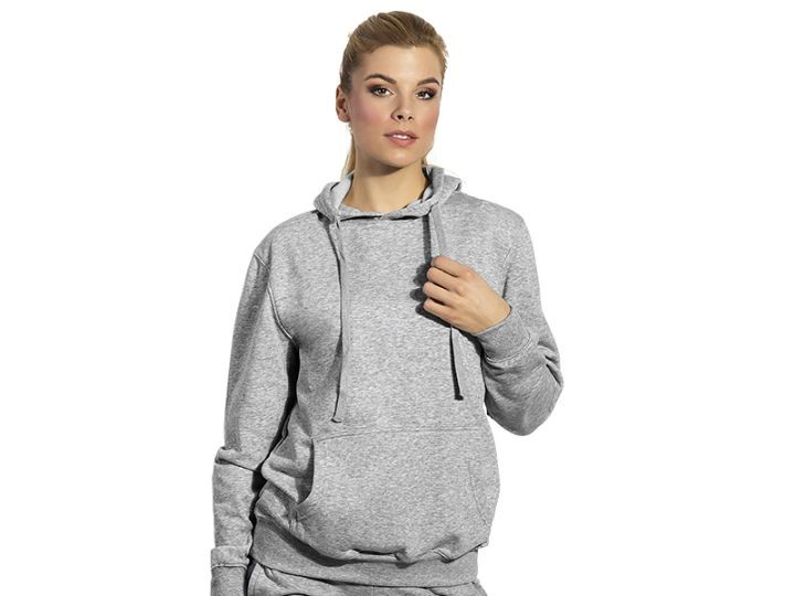PUBLIK Дуксер, Со Качулка и Преден Џеб, Champ, 52.009.12-XS, Сива